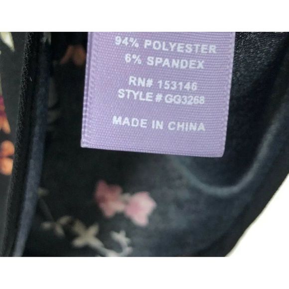 Good Luck Girl Printed Floral Top L Girl - Picture 3 of 4